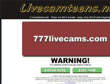 Tablet Screenshot of livecamteens.net